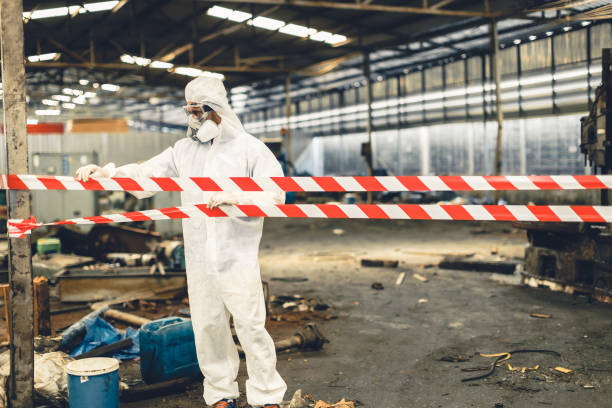 Professional Crime Scene Cleanup technician working in Aurora, IL